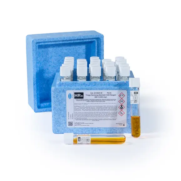 HACH 2415925 COD Digestion Vial High Range Plus 200–15000 mg/L isi 25 Test
